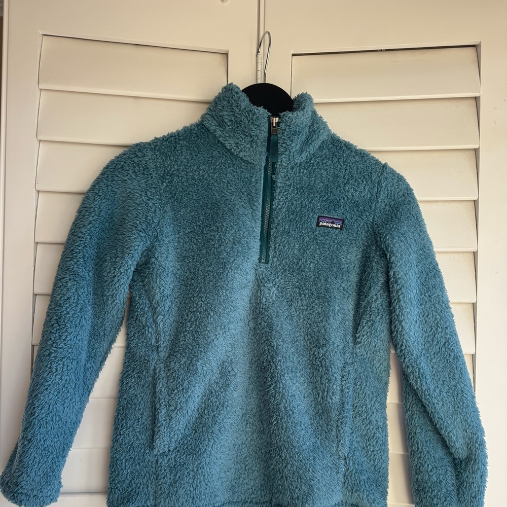 Patagonia Light Blue Fleece Jacket